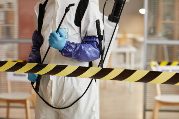 Professional Biohazard Cleanup technician working in Cortland, NE